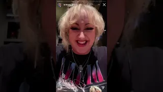 Brittany Broski just losing her mind on her stories