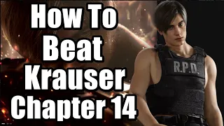 How To Beat Krauser In Resident Evil 4 Remake Chapter 14