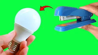 Just Need A Common Strapler And Fix All The LED Lamps In Your Home|How To Repair LED Bulb Easy.