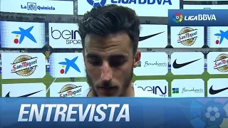 Entrevista a Juan Carlos tras el Málaga CF (2-2) Granada CF