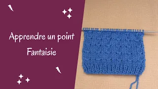 Point fantaisie au tricot vestes pulls écharpes bonnets vidéo 99