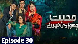 Mohabbat Chor Di Meine Episode 30 - Full Review - October 31, 2021