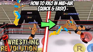 WR3D How to do Catching RKO (in mid-air) | Wrestling Revolution 3D
