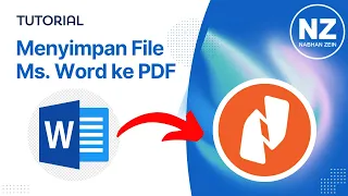 Tutorial Menyimpan File Word ke PDF