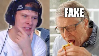 Frizzable reacts to Feeding Bill Gates a Fake Burger (to save the world)