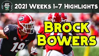 Brock Bowers Weeks 1-7 Highlights 2021