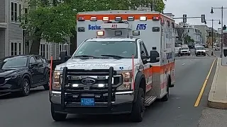 Boston EMS Ambulance 10 Responding