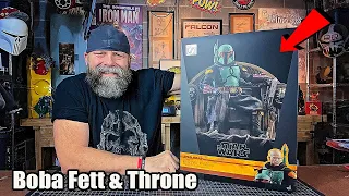 Hot Toys Boba Fett Repaint Armor & Throne | Unboxing and Review