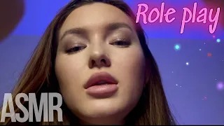 АСМР Наращивание ресниц Ролевая игра ASMR Sleepy eyelash extensions Role play