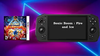 Powkiddy X28 performance test - Sonic Boom : Fire and Ice