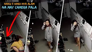 Hindi alam ng babae na Meron palang camera na nakatingin sa kanya | Mga hindi inaasahang Pangyayari