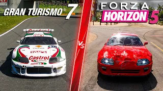 Gran Turismo 7 vs Forza Horizon 5 - Direct Comparison! Attention to Detail & Graphics!