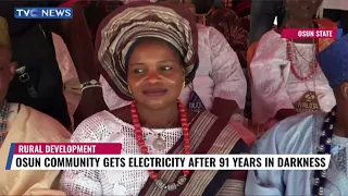 Osun State Community Gets Electricity After 91 Years in Darkness