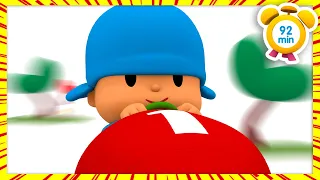 🏎️ POCOYO in ENGLISH - Race Cars - Formula 1 [92 min] Full Episodes |VIDEOS and CARTOONS for KIDS