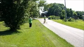 britt and mom riding streetstrider