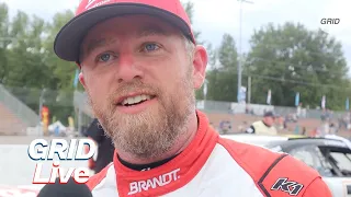 Justin Allgaier Second Place at Portland Pit Road Interview | GRID Live