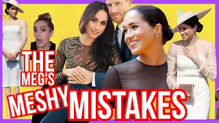 THE MEG'S MESSY MESH & SHEER DISASTERS #meghanmarkle #clothes #fashion #royalfamily #reaction