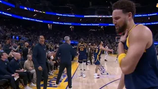 KLAY ERUPTED AFTER REF PISSED HIM OFF! BECAME UNSTOPPABLE! "Y'ALL CHOKERS"