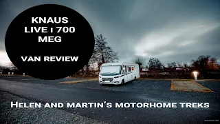 Knaus Live I 700 MEG A Class Motorhome Review. Helen and Martin's Motorhome Treks.