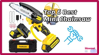 💥🛠️ TOP 6 Best Mini Chainsaw Cordless Battery Powered 6 inch / 4 inch Reviews