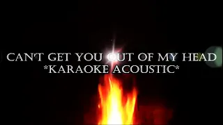 Can't Get You Out of My Head (Full Karaoke Acoustic) - Lee Glasson