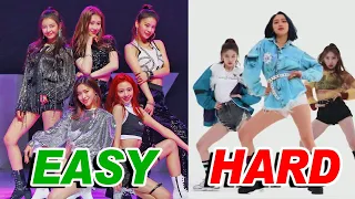 EASY to HARDEST ITZY DANCES! - 2020