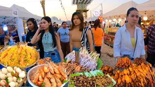 Amazing Cambodian street food tour @ Night Market - Seafood, Frogs, Noodles, Snacks & more