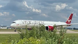 Virgin Atlantic A350-1000 departure