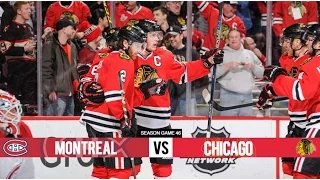 Montreal Canadiens vs Chicago Blackhawks - Season Game 46 - All Goals (1/19/16)