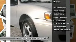 2001 Toyota Corolla at Folsom Lake Toyota in Folsom 1Z439474