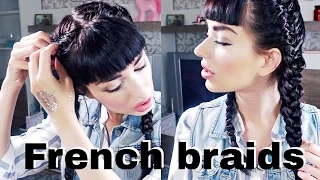 КАК ЗАПЛЕСТИ КОЛОСОК САМОЙ СЕБЕ | French Braid Your Own Hair