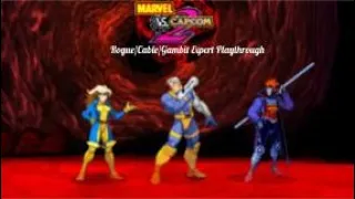 Marvel Vs. Capcom 2: Rogue/Cable/Gambit Expert Playthrough