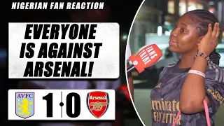 ASTON VILLA 1-0 ARSENAL  ( Amara  - NIGERIAN FAN REACTION) -Premier League 23-24 HIGHLIGHTS