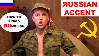 RUSSIAN ACCENT IN ENGLISH (tutorial)