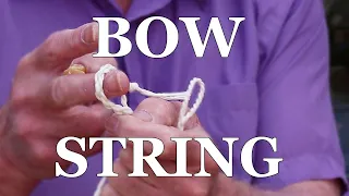 Easy way how to make a Longbow string for beginners no jig required, Flemish twist bowstring