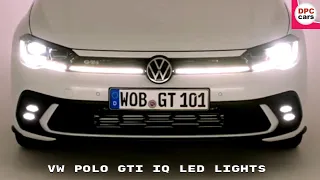 New VW POLO GTI IQ LED lights by Volkswagen