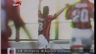 1996-97   MILAN-NAPOLI 3-1   R.BAGGIO  and  WEAH