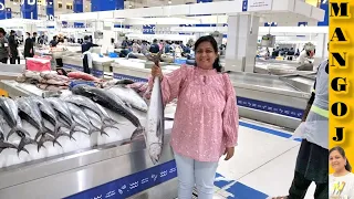 Inside Dubai fish, meat fruits and vegetables market, water from market. in Tamil. | Mango J |