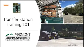 Transfer Station Operator Training 101