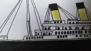 RMS TITANIC sketch /#titanic #sketch # craftescapes #trend #shorts