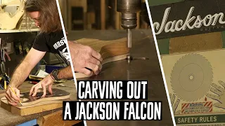 Jackson Guitars Falcon Using Old-School Construction Methods