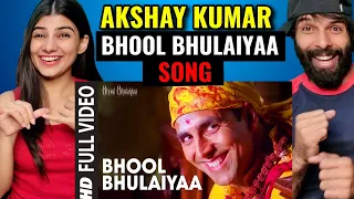 Bhool Bhulaiyaa Title Track (Full Video) | Akshay Kumar, Vidya Balan | Neeraj Pritam Reaction video