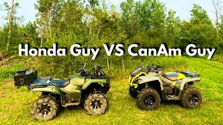 Honda Guy VS CanAm Guy!!