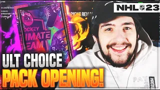 ULTIMATE CHOICE PACK OPENING IN NHL 23 HUT (RIVALS AND CHAMPS REWARDS)