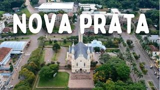 [VISTA COM DRONE] Cidade de Nova Prata RS