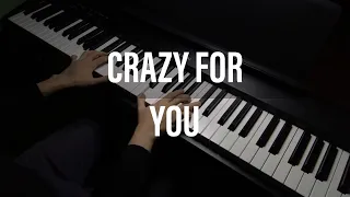 Crazy For You - Madonna / MYMP | Piano Solo Cover