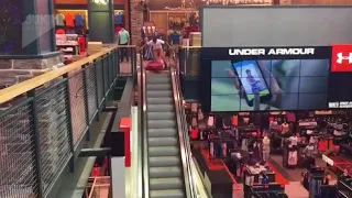 Canoeing Down Escalator