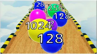 Ball Race, ball run 2048 merge balls rolling run - Gameplay Walkthrough - Max Levels