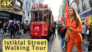 #istanbul #istiklalstreet  Istiklal Street Walking Tour In The Beating heart Of Istanbul 4k  60fps