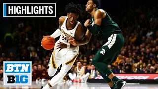 Highlights: Tillman Goes for Double-Double in Win | Michigan State at Minnesota | Jan. 26, 2020